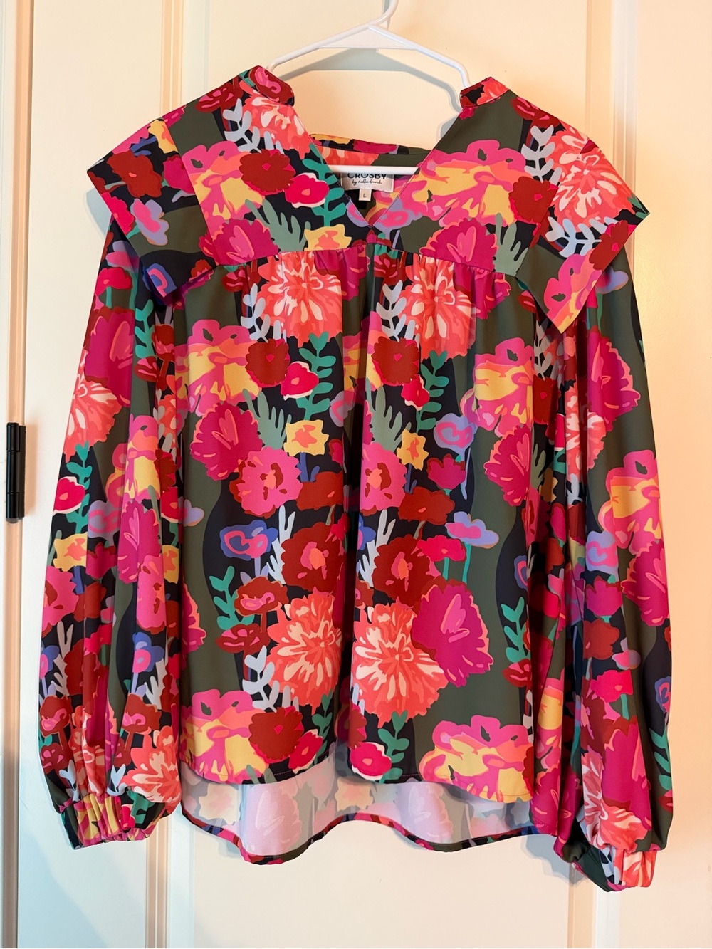 CROSBY by Mollie Burch colorful Blouse - Multicolor Pink/Red